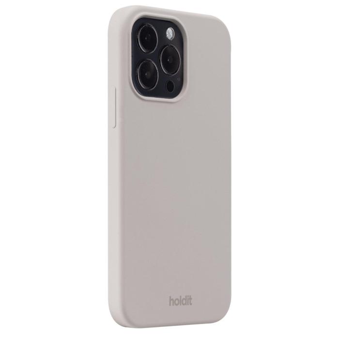 Bild 2, holdit iPhone 15 Pro Max Mobilskal Silikon Taupe