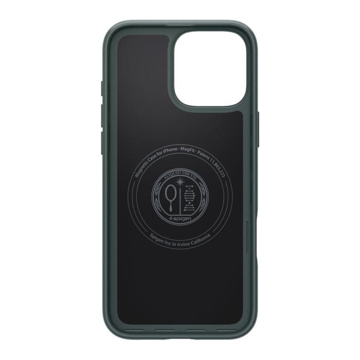 Bild 3, Spigen iPhone 16 Pro Skal MagSafe Thin Fit Abyss Green
