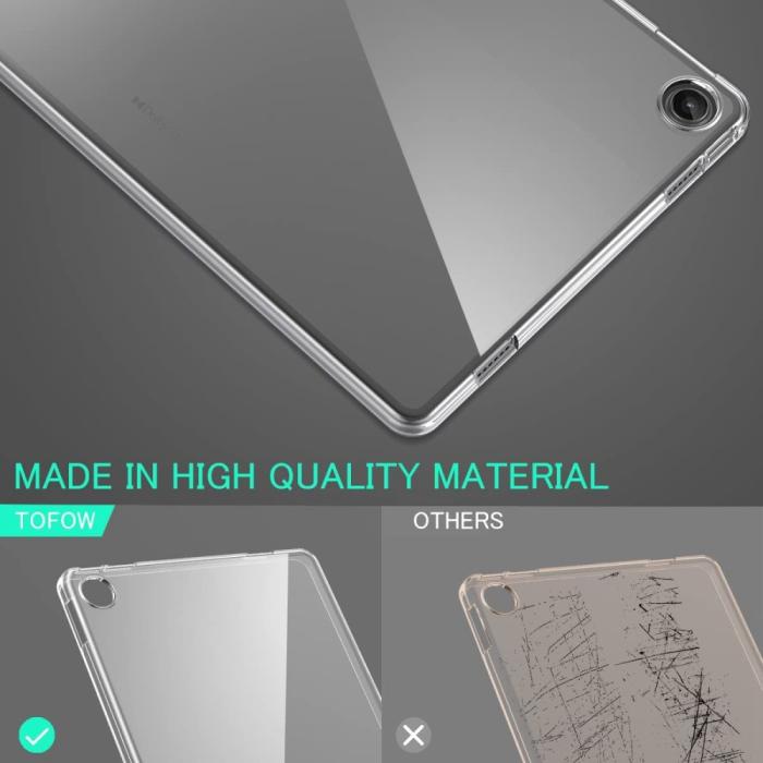 Bild 2, Lenovo Tab M10 Plus Gen 3 Skal TPU Matt Transparent
