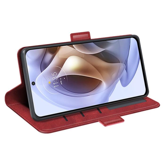 Bild 6, Motorola Moto G31 / G41 Fodral Med Magnetisk Stängning Röd