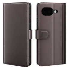 Google Pixel 10a Fodral Premium &Auml;kta L&auml;der Brun