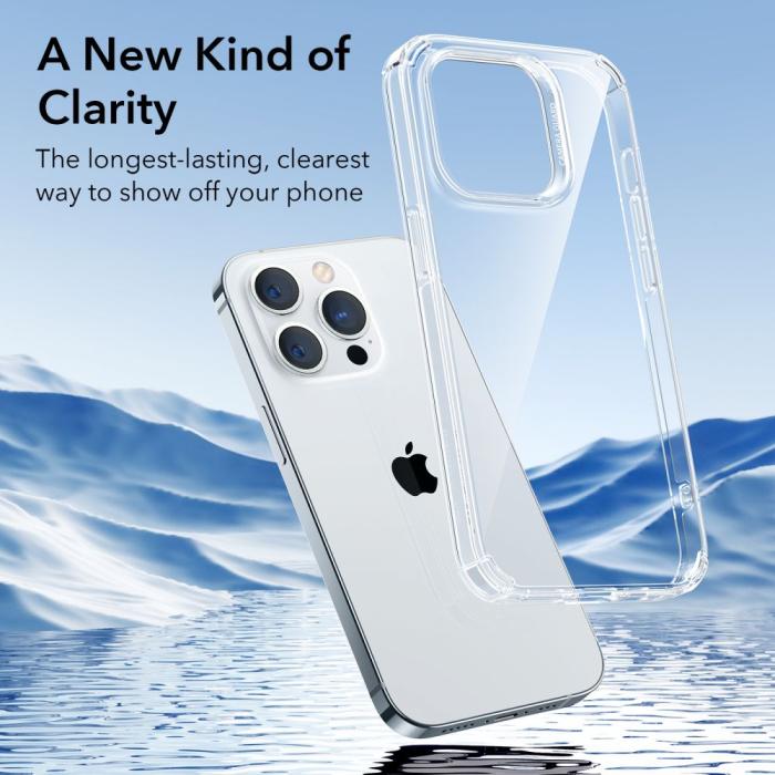 Bild 3, ESR iPhone 14 Pro Max Skal Krystec Transparent