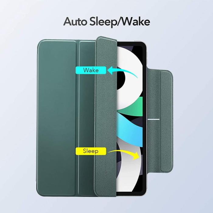 Bild 5, ESR 2in1 Magnetiskt Fodral För iPad Air 2020/2022 Cactus Grön