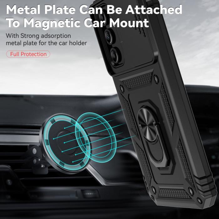 Bild 3, Samsung Galaxy A35 5G Skal CamShield Ring Svart
