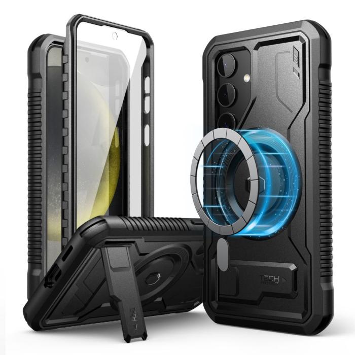 Bild 1, Tech-Protect Galaxy S24 Plus Skal Kevlar MagSafe Svart