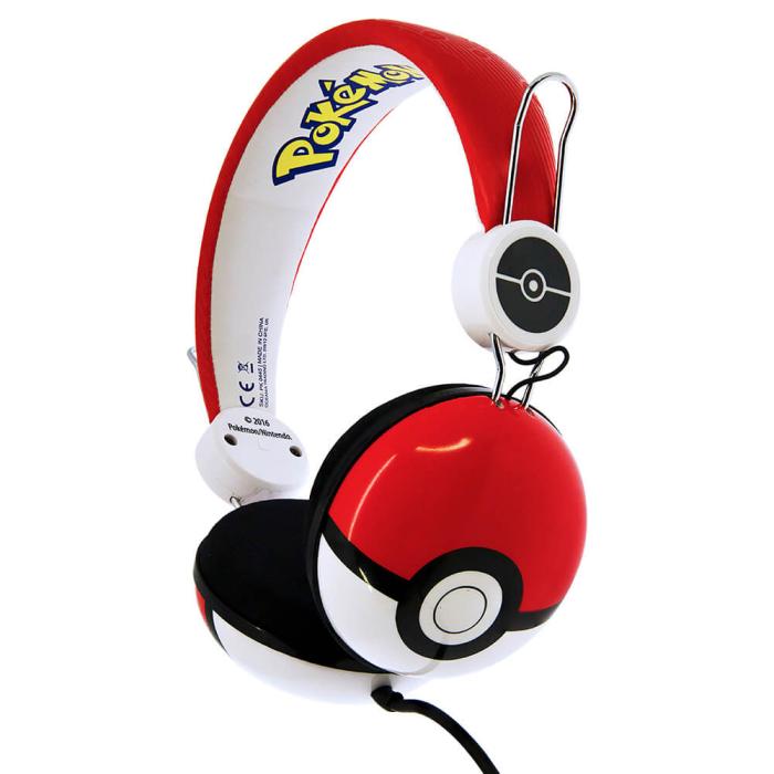 Bild 3, Pokemon Hörlur Dome Tween On-Ear 90dB Pokeball