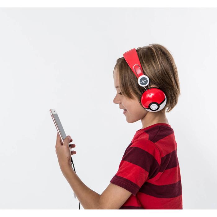 Bild 6, Pokemon Hörlur Dome Tween On-Ear 90dB Pokeball