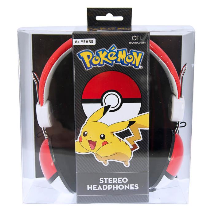 Bild 2, Pokemon Hörlur Dome Tween On-Ear 90dB Pokeball