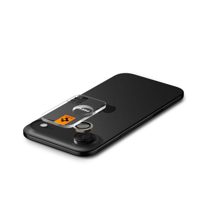 Bild 5, Spigen iPhone Air 2-PACK Linsskydd GLAS.tR 