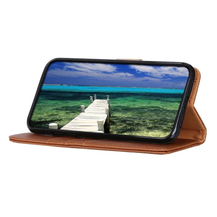 Bild 5, KHAZNEH Samsung Galaxy A13 4G Fodral Läder Brun