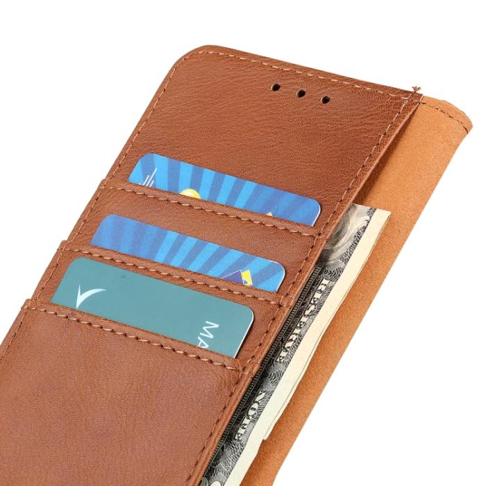 Bild 6, KHAZNEH Samsung Galaxy A13 4G Fodral Läder Brun
