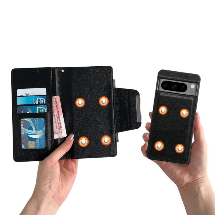 Bild 6, Google Pixel 9/9 Pro Fodral 2in1 Magnet Svart