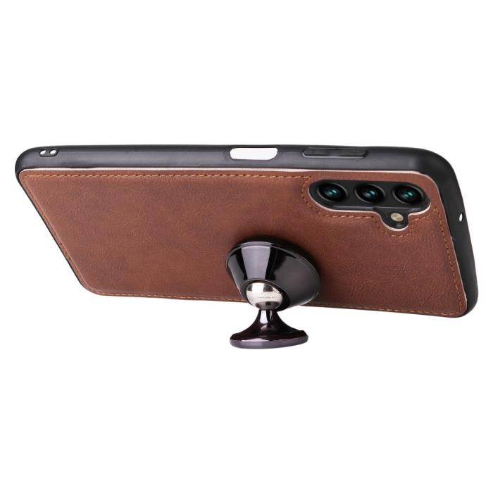 Bild 6, Samsung Galaxy A04s / A13 5G 2in1 Magnet/Plånboksfodral Brun
