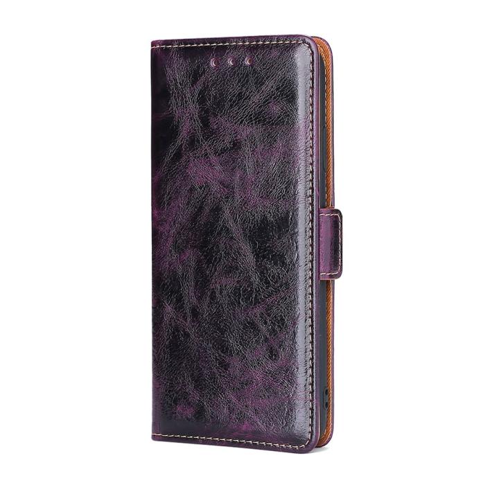 Bild 5, Samsung Galaxy A72 - Läder Fodral - Lila
