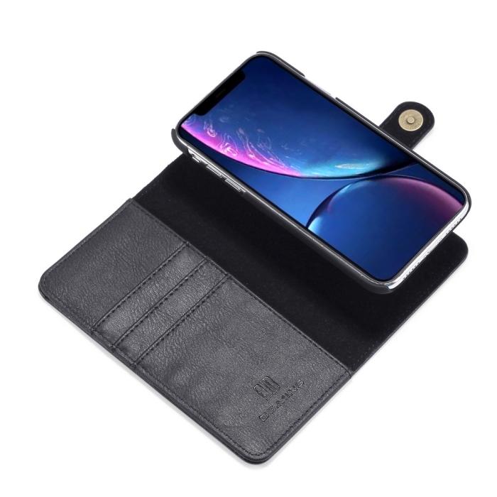 Bild 4, iPhone 11 - DG.MING Plånboksfodral/Magnet Skal - Svart