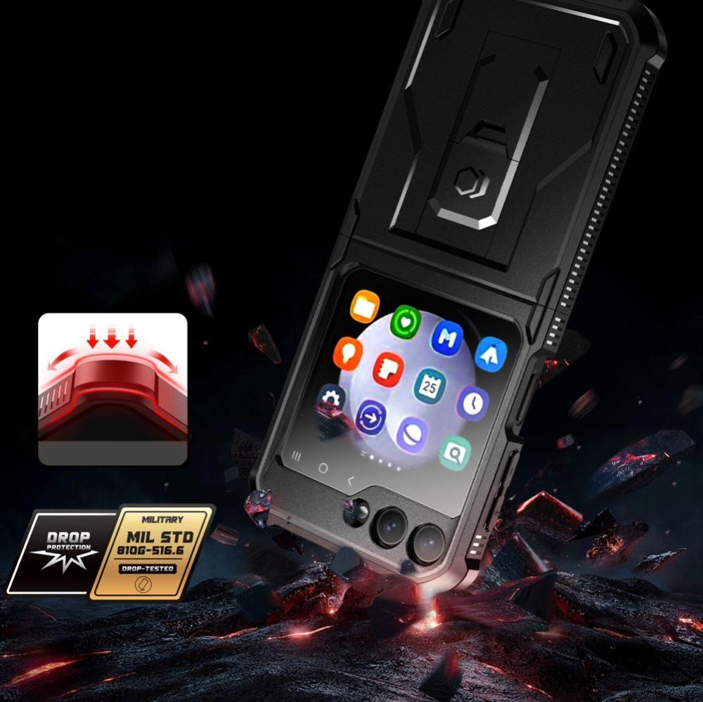 Tech-Protect Galaxy Z Flip 5 Skal Kevlar Pro Svart