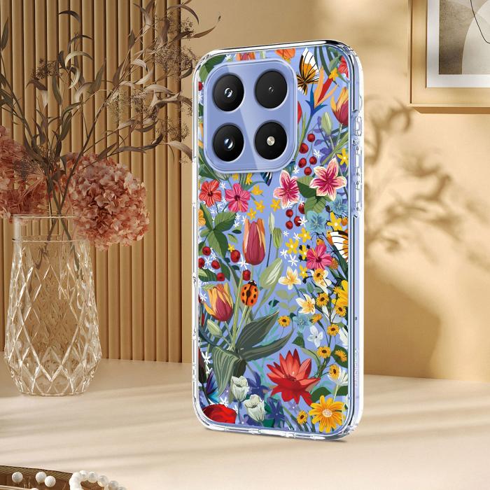 Bild 4, Xiaomi 17 Skal TPU Blommor Liljor