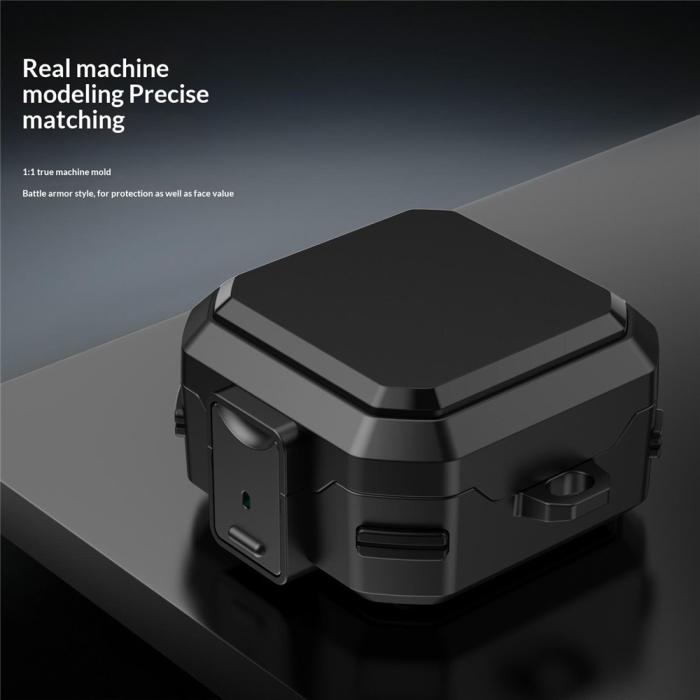 Bild 6, Samsung Galaxy Buds 4/4 Pro Skal Shockproof Hybrid Svart