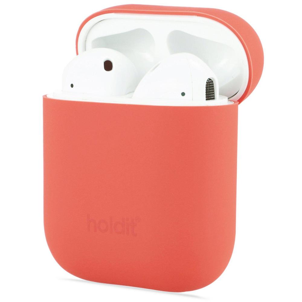 holdit Apple AirPods Skal Silikon Coral