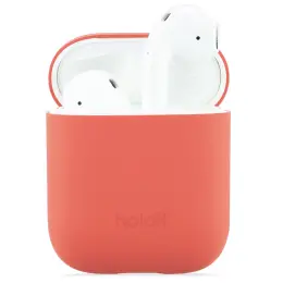 holdit Apple AirPods Skal Silikon Coral