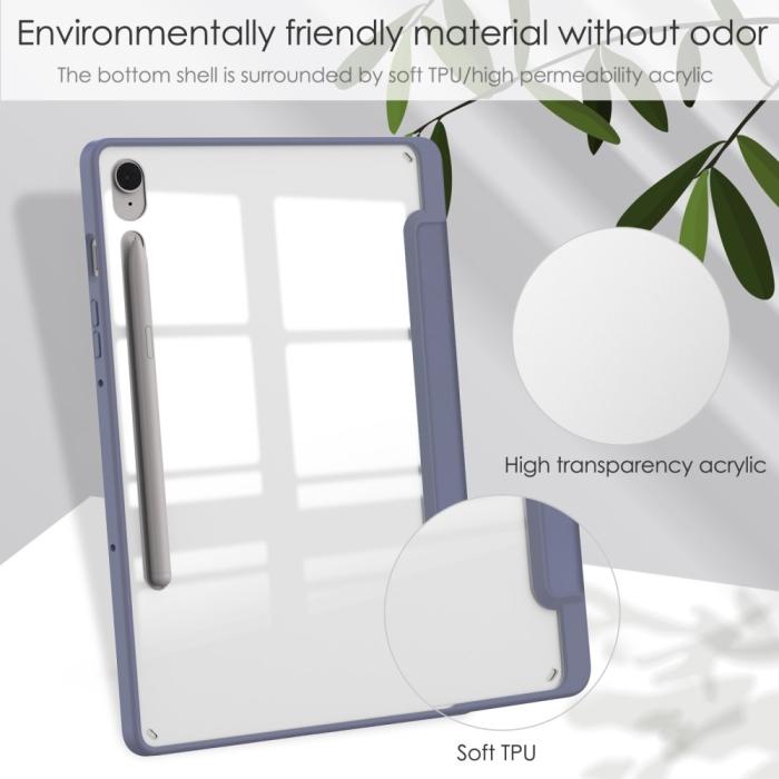 Bild 6, Galaxy Tab S9 FE Fodral Hybrid Pennhållare Lila