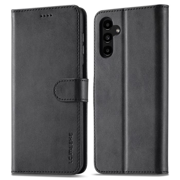 Bild 1, LC.IMEEKE Galaxy A15 4G/5G Fodral Läder Svart