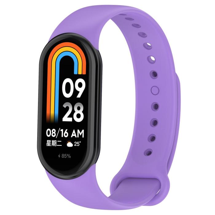 Bild 5, Xiaomi Smart Band 9/8 Armband Solid Silikon Lila