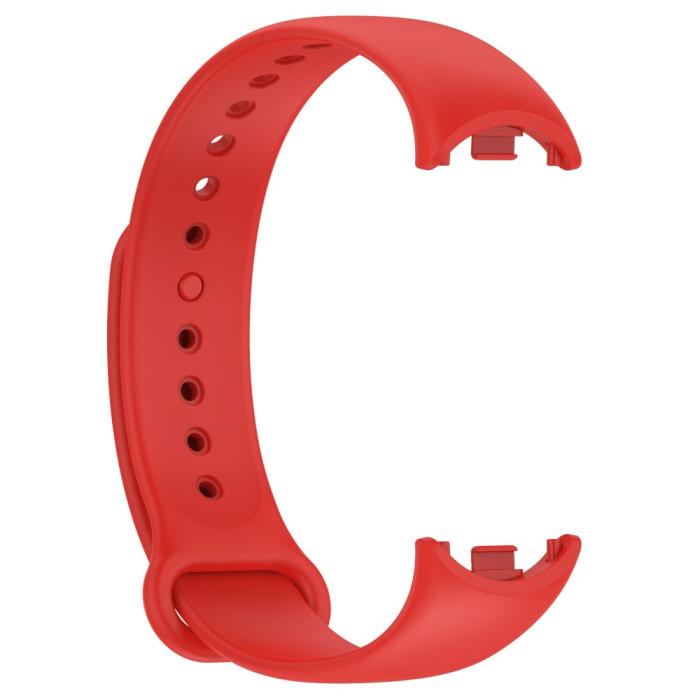 Bild 2, Xiaomi Smart Band 9/8 Armband Solid Silikon Röd