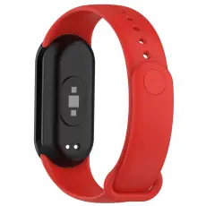 Xiaomi Smart Band 9/8 Armband Solid Silikon Röd