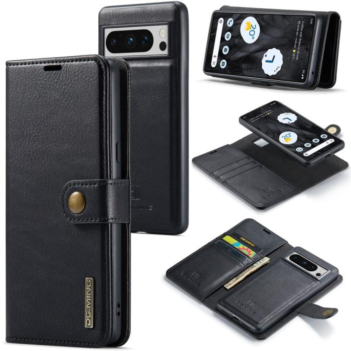 Bild 1, DG.MING Google Pixel 8 Pro 2in1 Magnet Fodral / Skal Svart