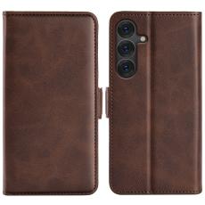 Samsung Galaxy S25 Fodral L&auml;der Brun