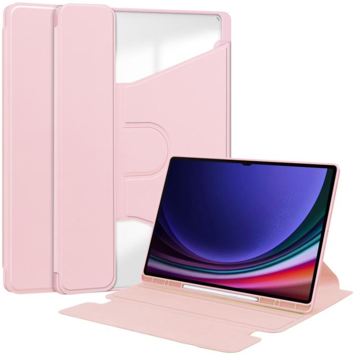 Bild 1, Samsung Galaxy Tab S10 Ultra Fodral 360° Rotation Rosa