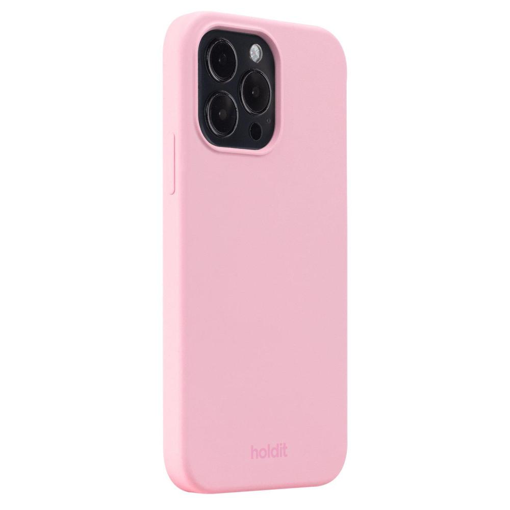 holdit iPhone 15 Pro Max Mobilskal Silikon Pink