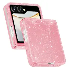 Samsung Galaxy Z Flip 8 Skal Glitter TPU Rosa