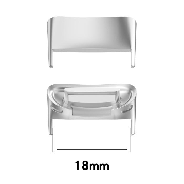 Bild 2, Fästen För Fitbit Charge 5 Metallarmband Silver