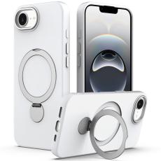 iPhone 17e / 16e Skal MagSafe Kickstand Hybrid Vit