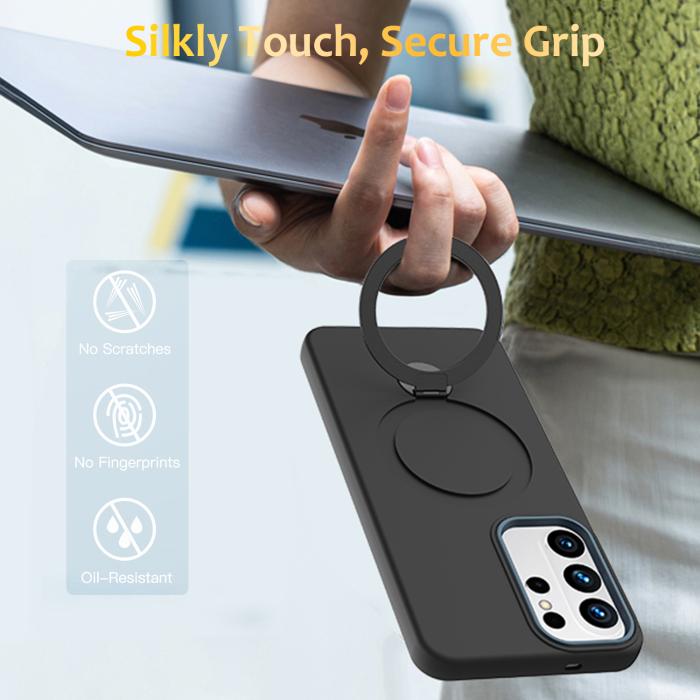 Bild 2, Samsung Galaxy S26 Ultra Skal MagSafe Kickstand Hybrid Svart