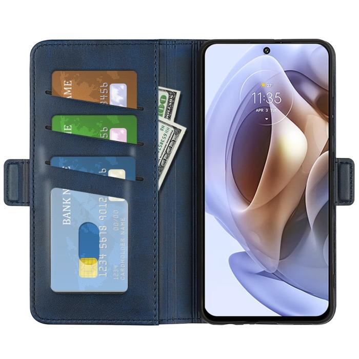 Bild 5, Motorola Moto G31 / G41 Fodral Med Magnetisk Stängning Blå