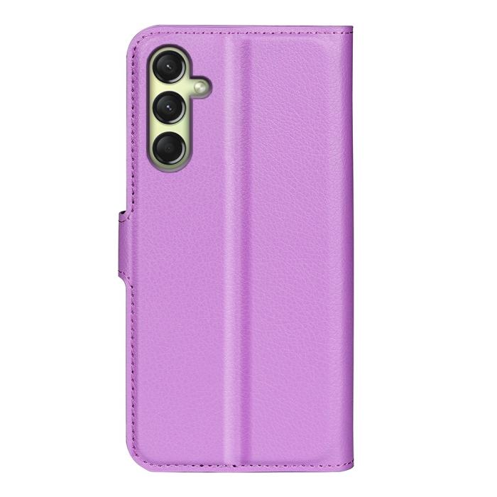 Bild 6, Samsung Galaxy A16 Fodral Litchi Läder Lila