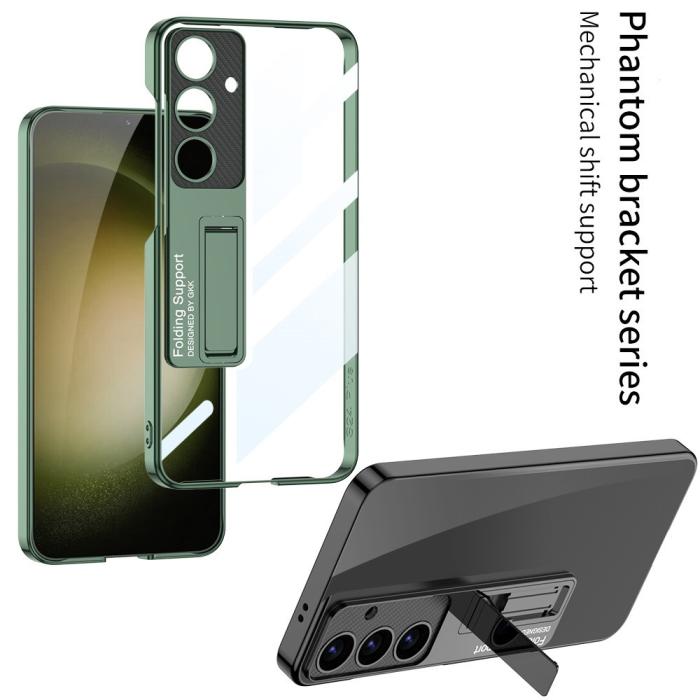 Bild 2, GKK Galaxy S24 Plus Skal Hybrid Kickstand Mörk Grön