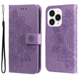 iPhone 14 Pro Fodral Mandala Blossom Lila