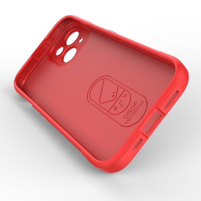 Bild 2, iPhone 15 Plus Skal Magic Shield Röd