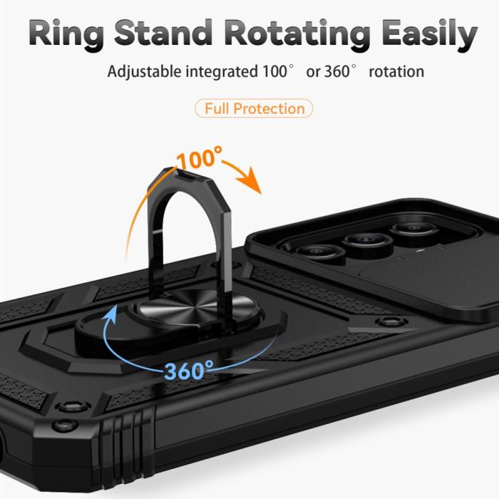 Bild 6, Samsung Galaxy A35 5G Skal CamShield Ring Svart