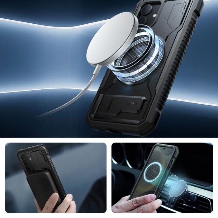 Bild 3, Tech-Protect Galaxy S24 Plus Skal Kevlar MagSafe Svart