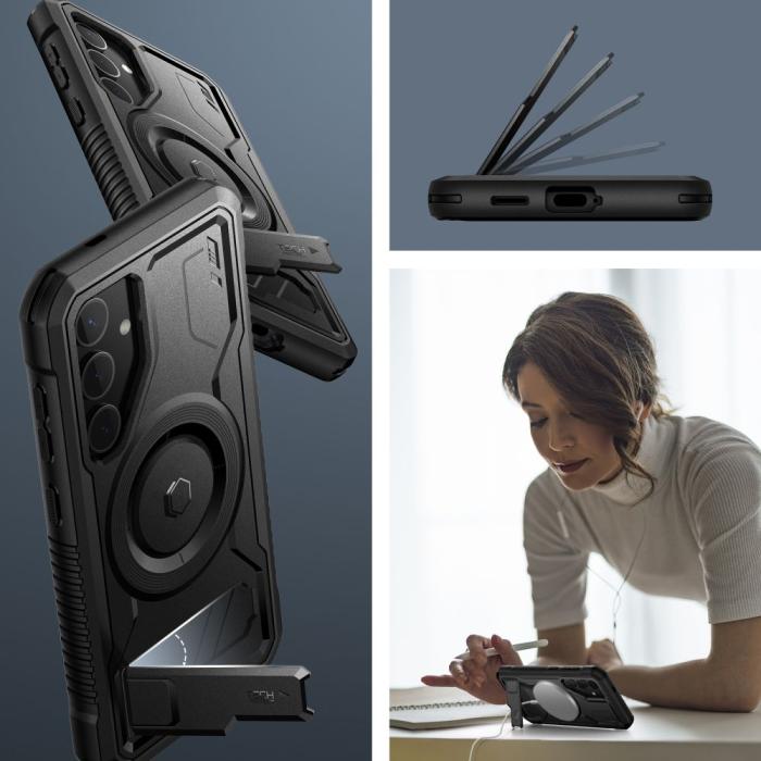Bild 4, Tech-Protect Galaxy S24 Plus Skal Kevlar MagSafe Svart