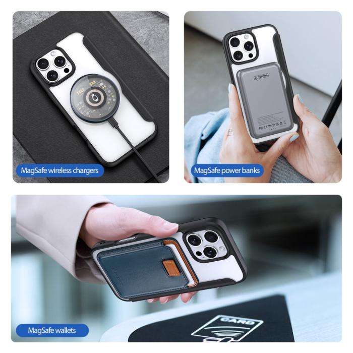 Bild 5, DUX DUCIS iPhone 16 Pro Max Fodral MagSafe Skin X Pro Svart