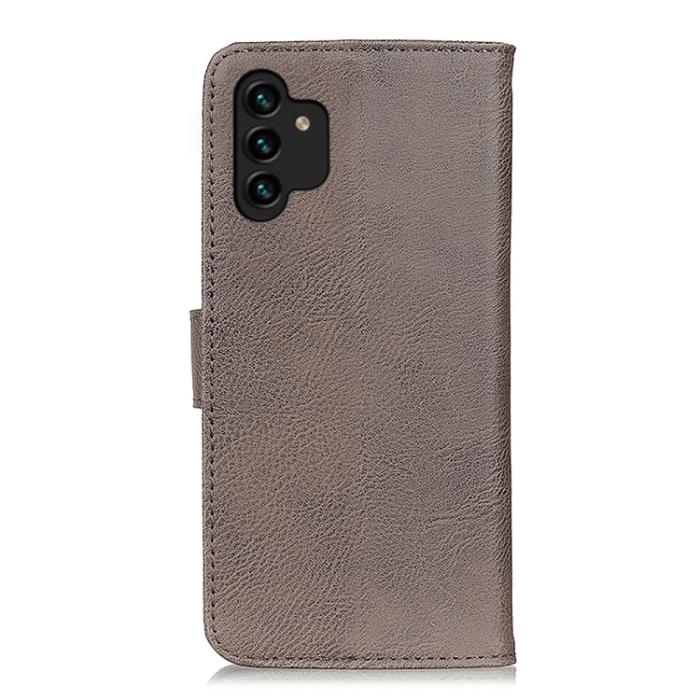 Bild 3, KHAZNEH Samsung Galaxy A13 4G Fodral Läder Khaki