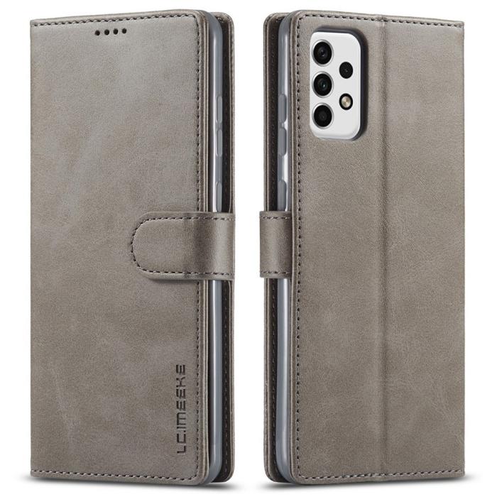Bild 1, LC.IMEEKE Samsung Galaxy A23 5G Fodral Läder Grå