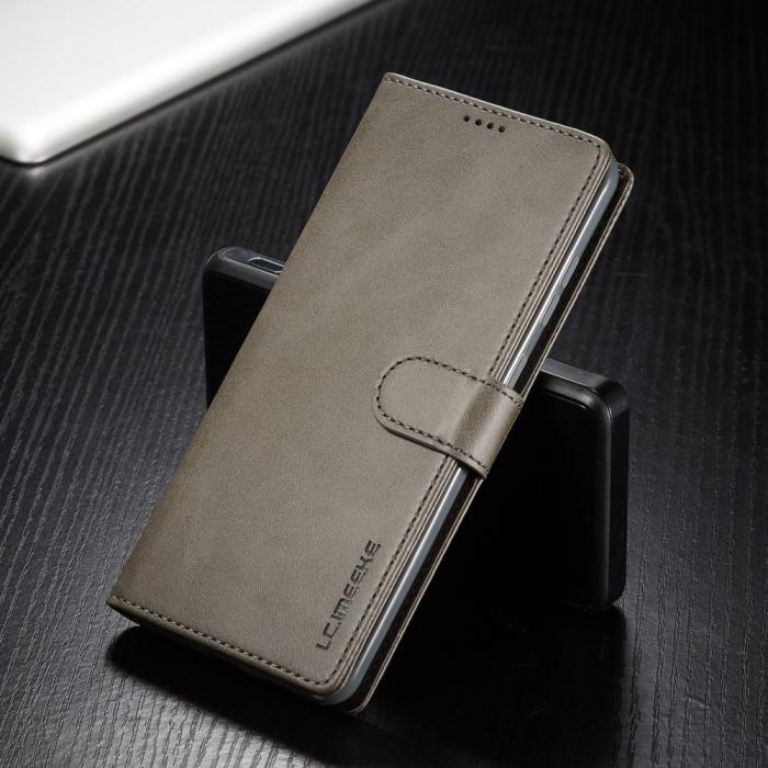 Bild 3, LC.IMEEKE Samsung Galaxy A23 5G Fodral Läder Grå