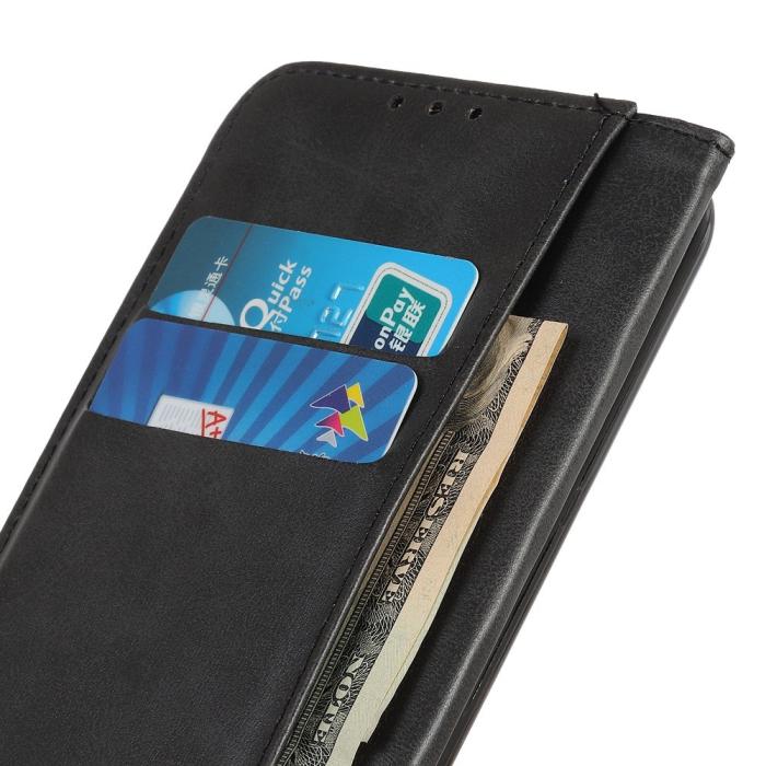 Bild 4, Samsung Galaxy S23 Ultra Flip Fodral Split Läder Svart